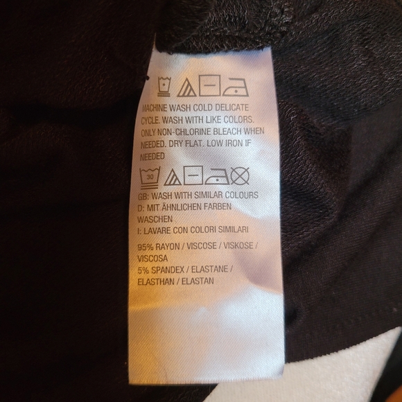 Susan Graver Weekend Cardigan Cover Up Black Sz L - Picture 7 of 7